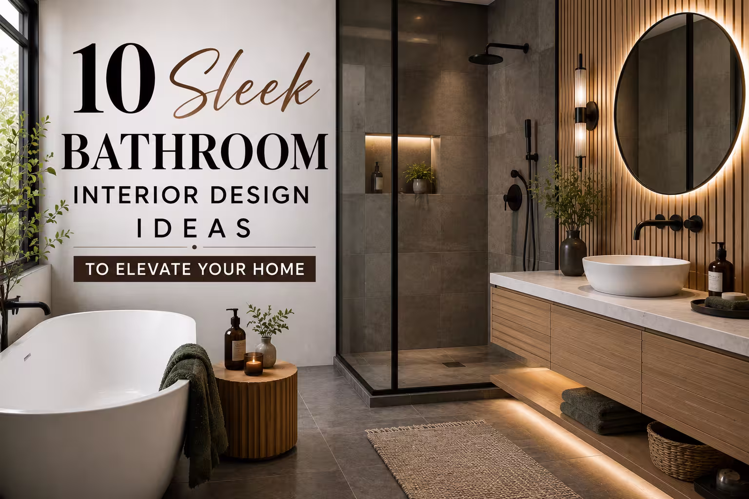 10 Sleek Bathroom Interior Design Ideas to Elevate Your Home