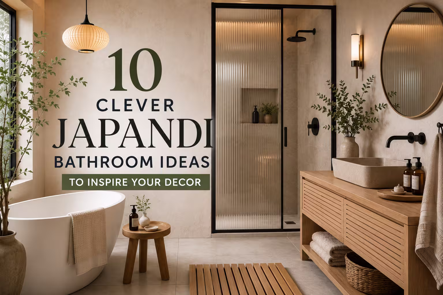 10 Clever Japandi Bathroom Ideas to Inspire Your Decor