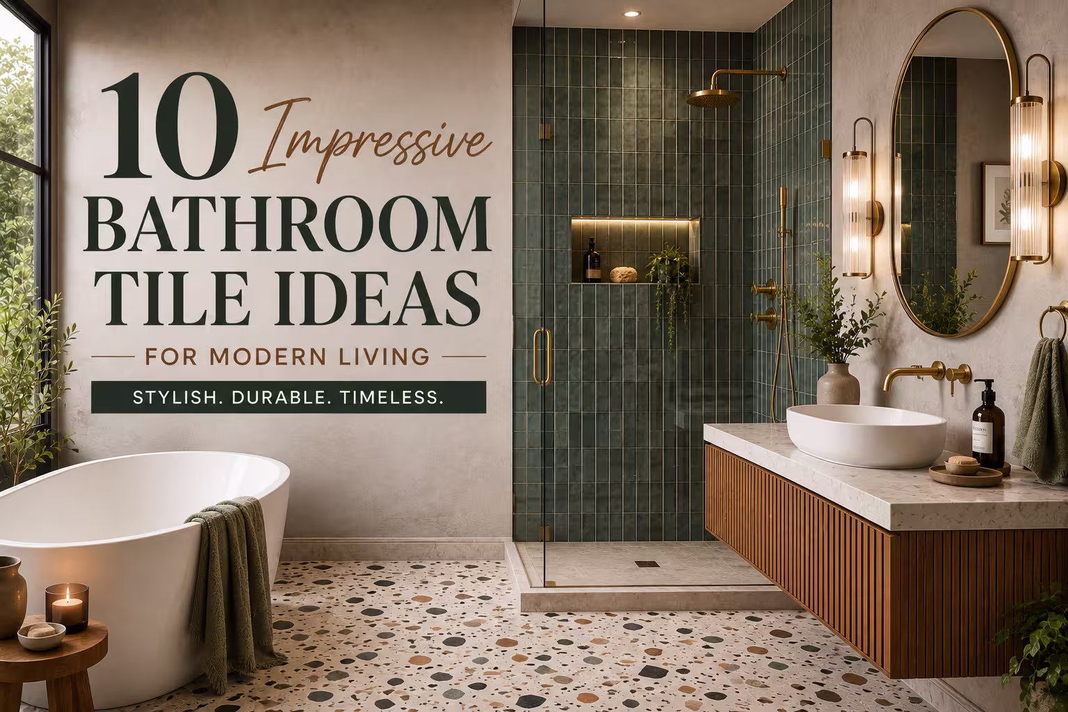 10 Impressive Bathroom Tile Ideas for Modern Living
