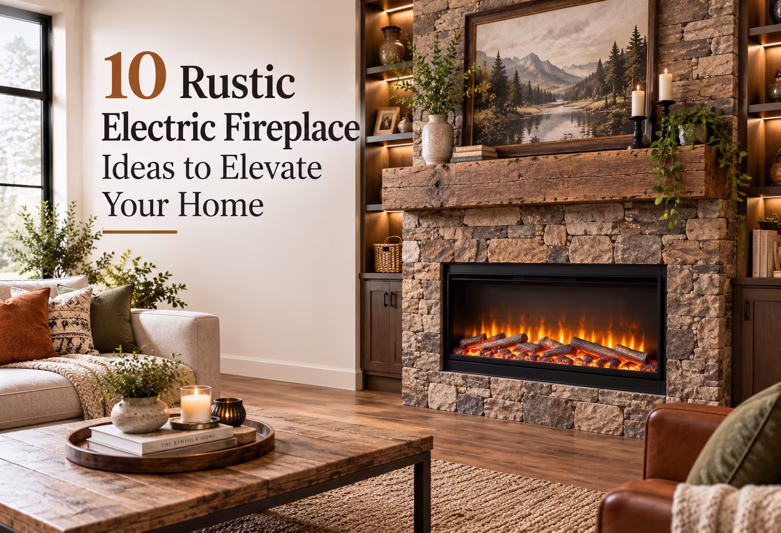 10 Rustic Electric Fireplace Ideas to Elevate Your Home