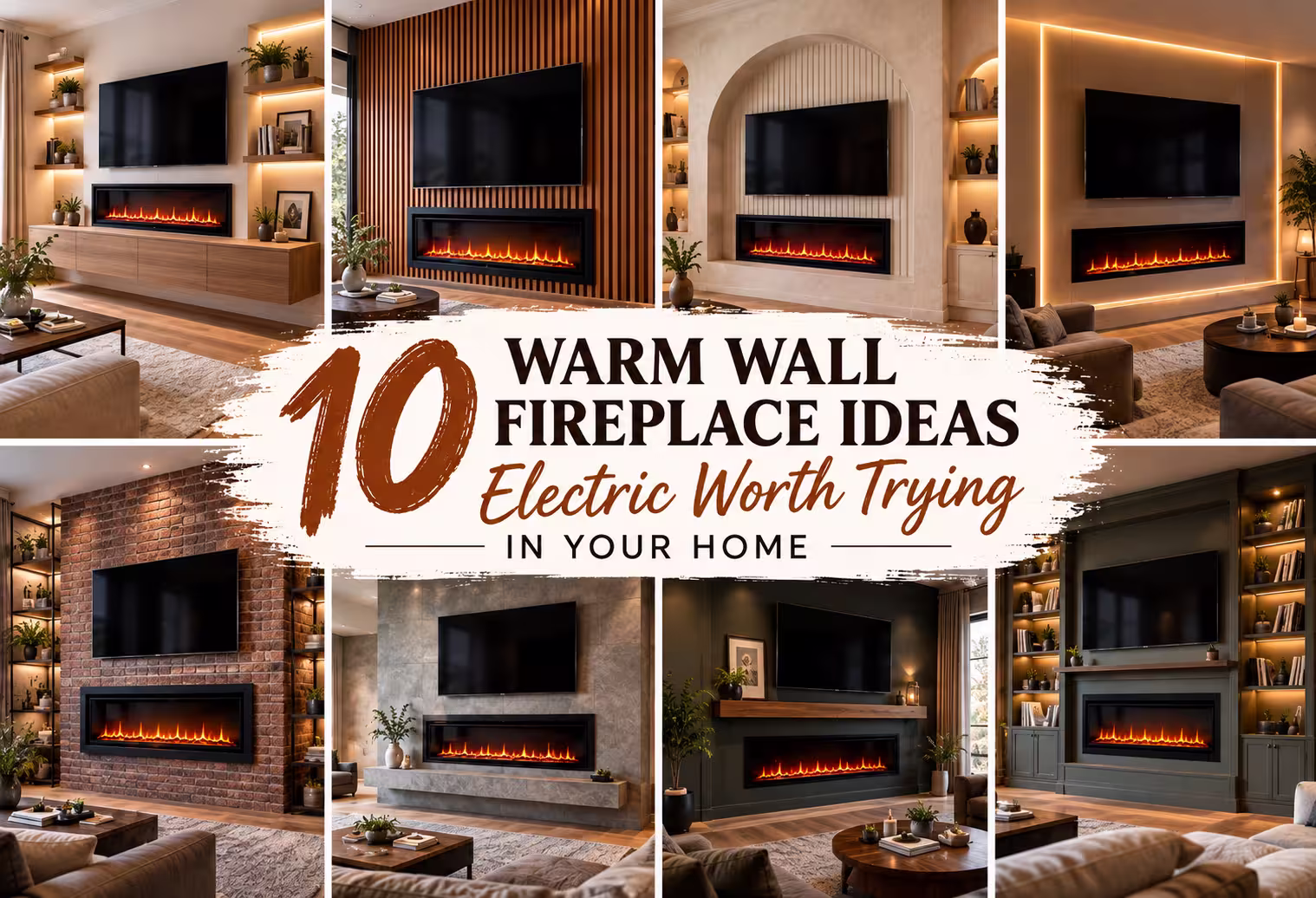 10 Warm Wall Fireplace Ideas Electric Worth Trying in Your Home