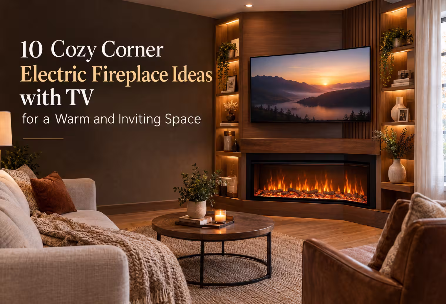 10 Cozy Electric Fireplace Ideas with Mantle for Every Style and Budget