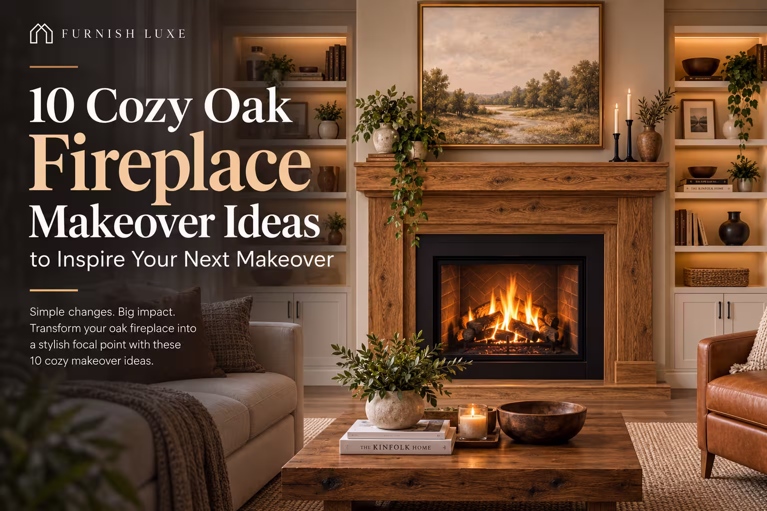 10 Cozy Modern Fireplace Makeover Ideas for a Polished Interior