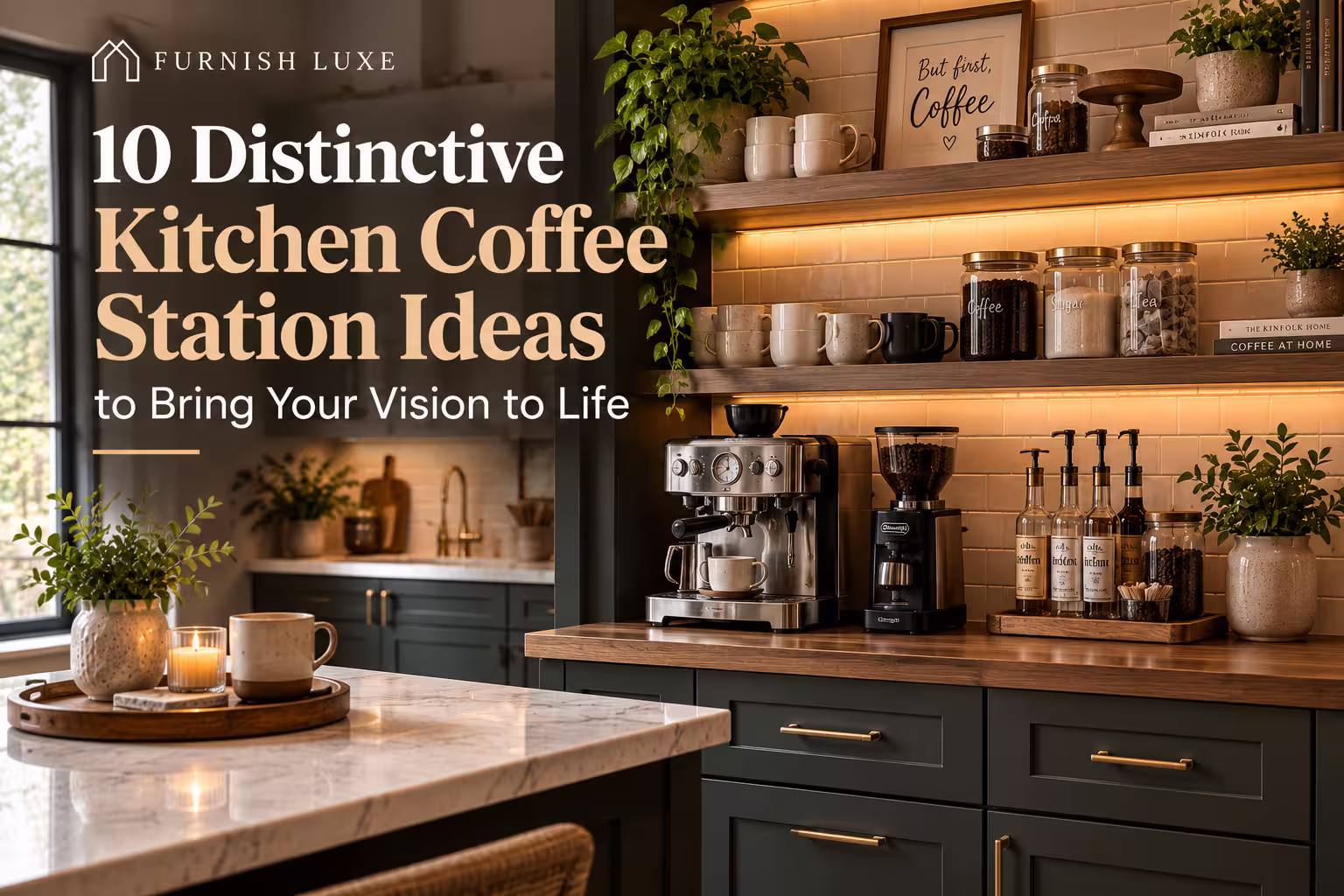 10 Distinctive Kitchen Coffee Station Ideas to Bring Your Vision to Life