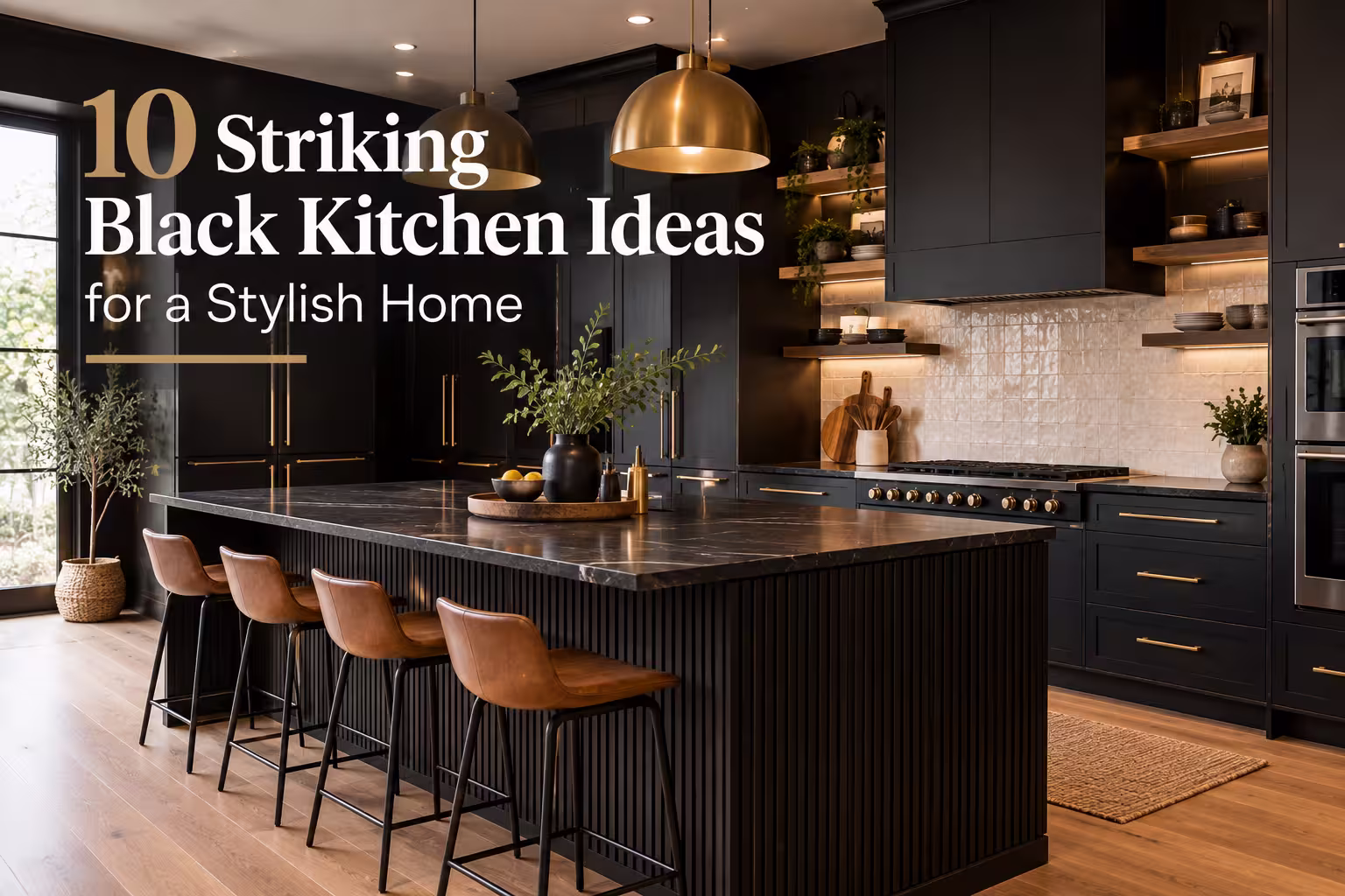 10 Striking Black Kitchen Ideas for a Stylish Home