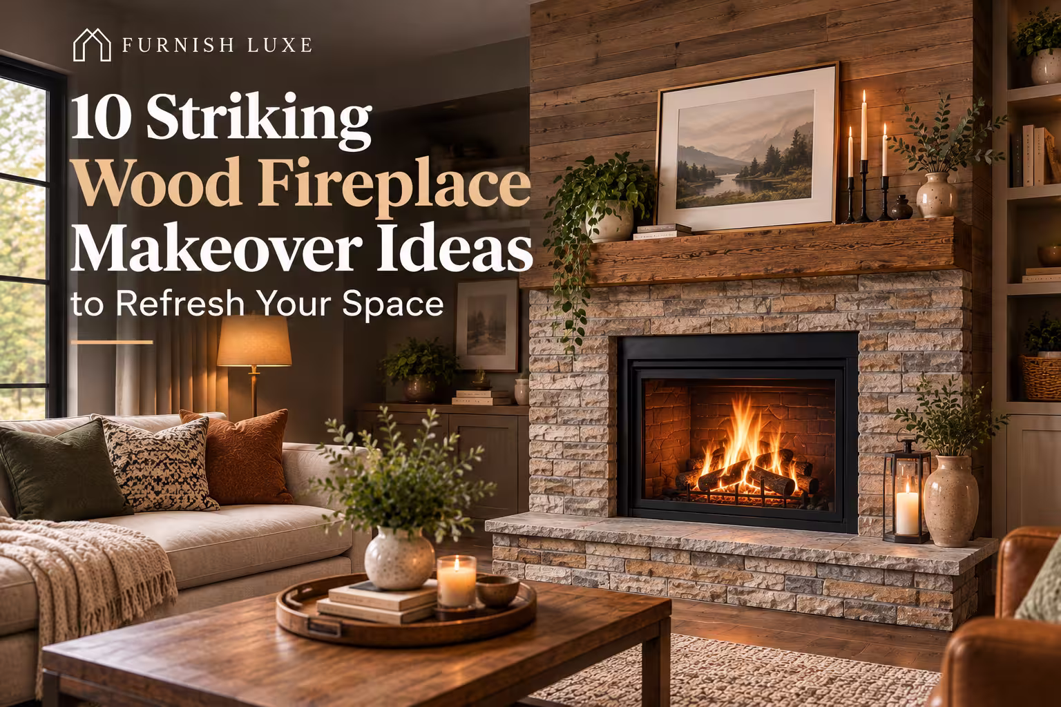 10 Striking Wood Fireplace Makeover Ideas to Refresh Your Space