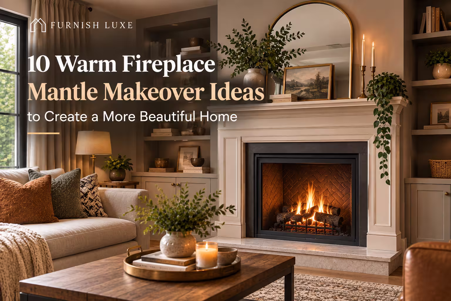 10 Warm Fireplace Mantle Makeover Ideas to Create a More Beautiful Home