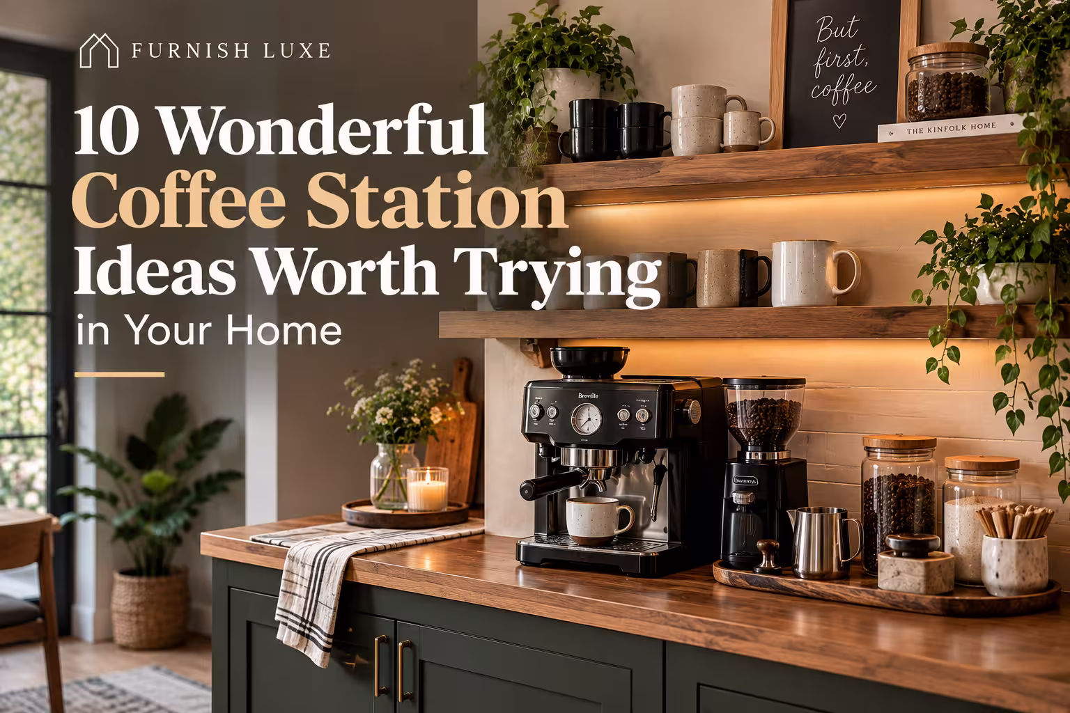 10 Wonderful Coffee Station Ideas Worth Trying in Your Home
