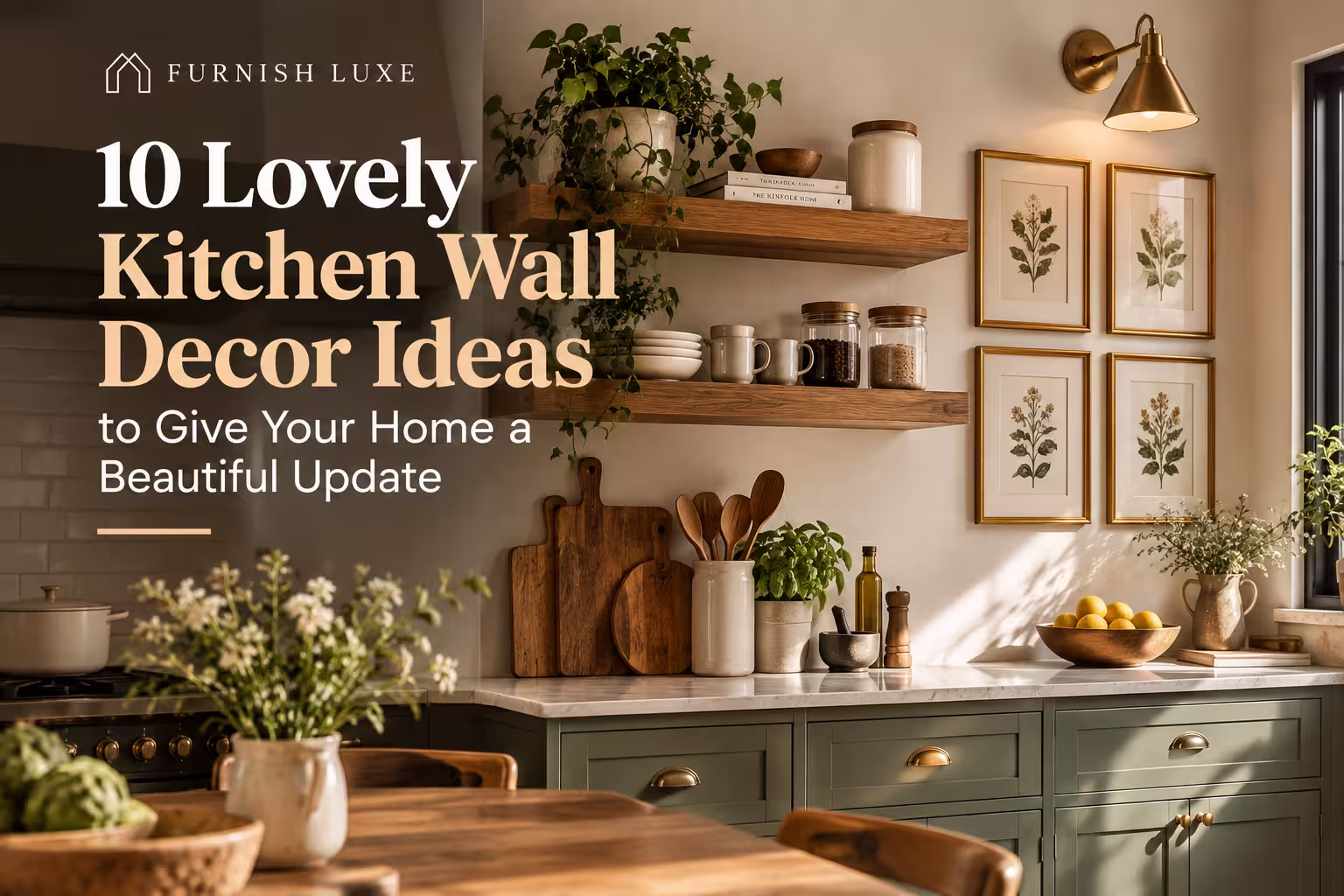10 Lovely Kitchen Wall Decor Ideas to Give Your Home a Beautiful Update